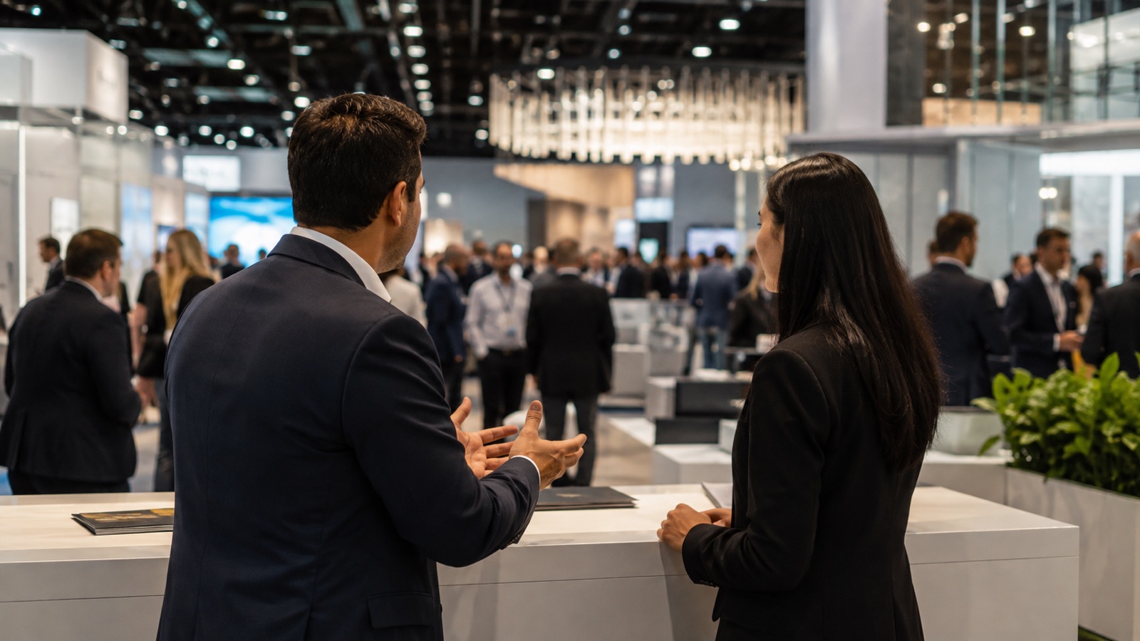 Exhibitions — Trade shows, country pavilions, expo stands and hosted buyer programmes